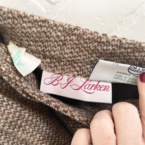 Vintage Brown Midi Skirt - Picture 11 of 14